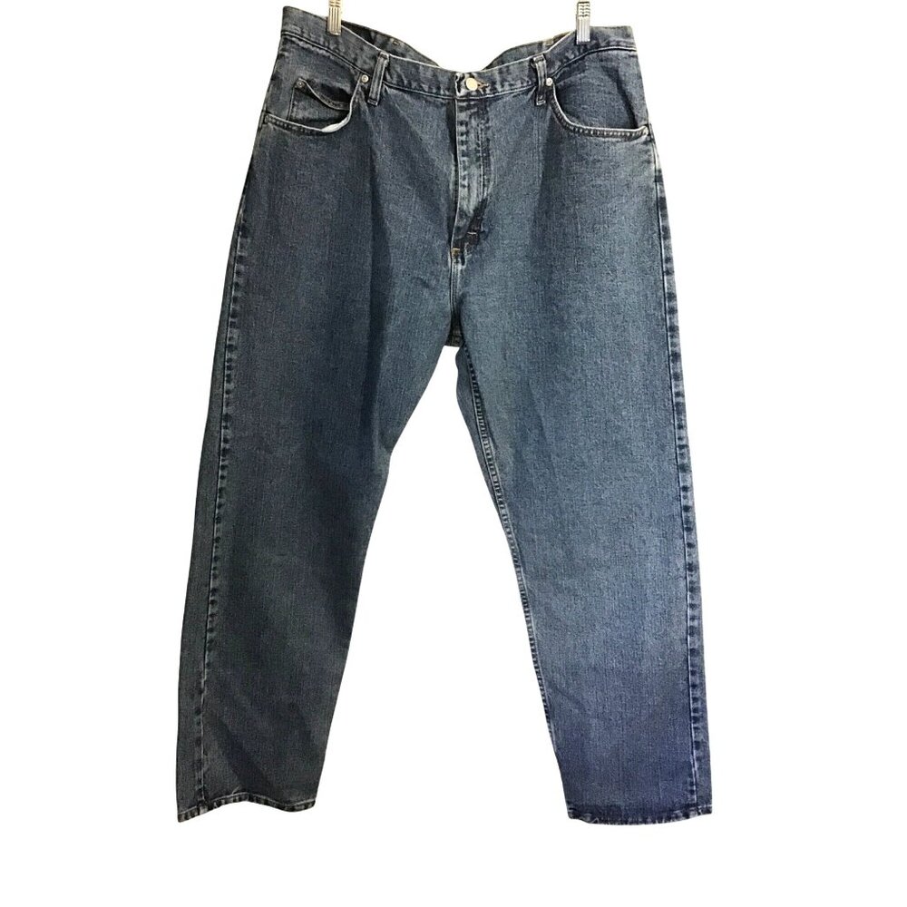 WRANGLER - MEDIUM WASH STRAIGHT LEG MEN'S JEANS SIZE 40X32